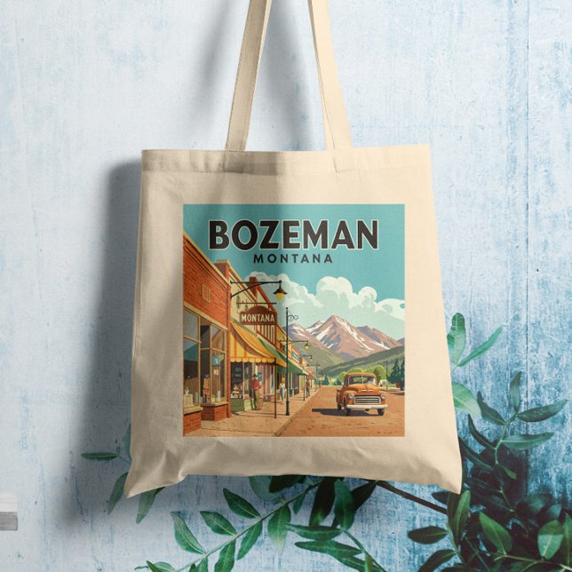 Vintage Bozeman Montana Tygkasse (Skapare uppladdad)