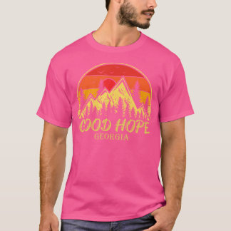 Vintage Bra Hope Georgia Ga Mountains Hike Hiking T Shirt