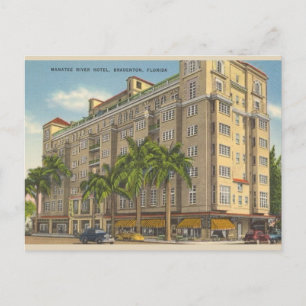 Vintage Bradenton Florida-postkort Vykort