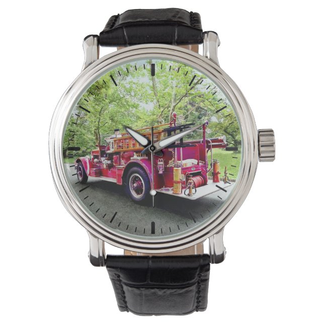 Vintage brandbil armbandsur (Framsida)