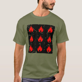 Vintage Brandfarligt T Shirt