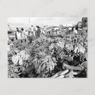 Vintage Brasilien Manaus flodmarknad Vykort