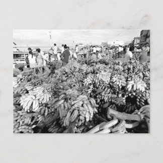 Vintage Brasilien Manaus flodmarknad Vykort