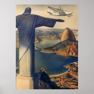 Vintage Brasilien Poster