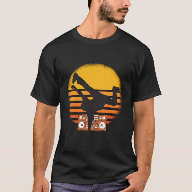 Vintage Breakdantekonst för brott T Shirt (Framsida)