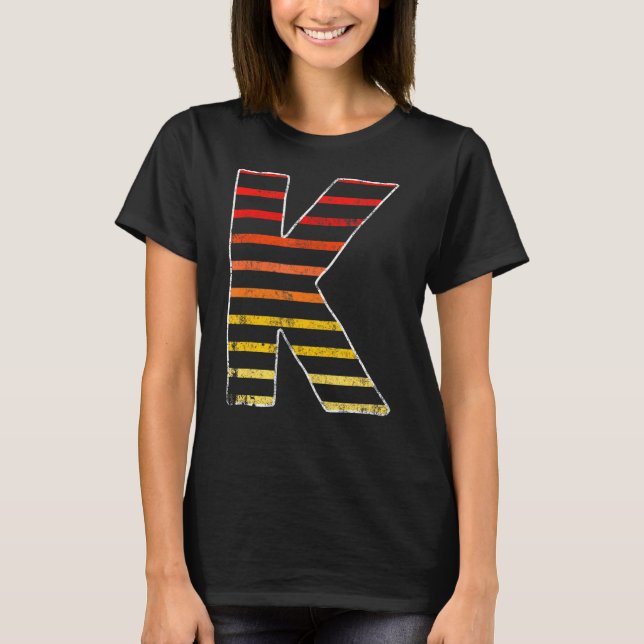 VINTAGE BREV K T SHIRT (Framsida)