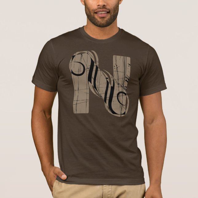 VINTAGE BREV N T SHIRT (Framsida)