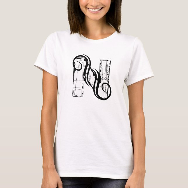 VINTAGE BREV N T SHIRT (Framsida)