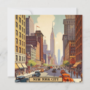 Vintage brevpapper från New York City