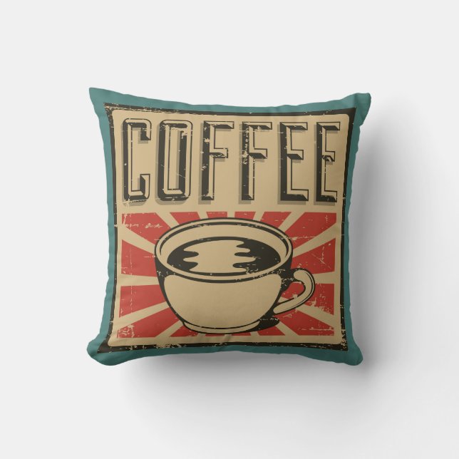 Vintage Brew Kudde (Framsida)