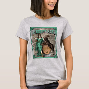 Vintage Brewmaster Woman och Goat T Shirt