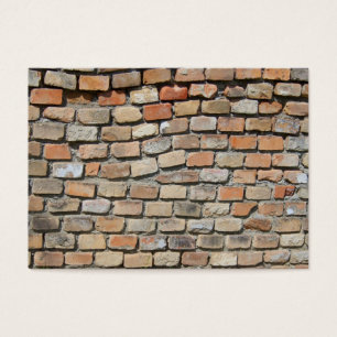 Vintage - brickvägg visitkort