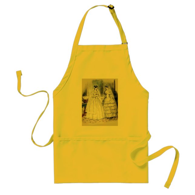 Vintage Bride Bröllop Dress Förkläde (Framsidan)