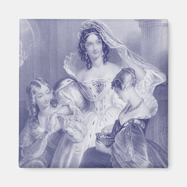 Vintage Bride Magnet (Framsidan)
