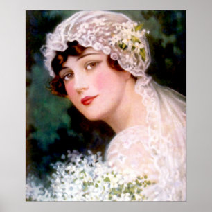 Vintage Bride Poster