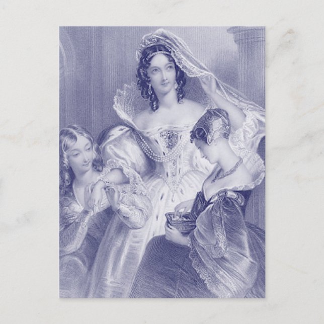 Vintage Bride Vykort (Framsida)