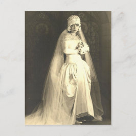 Vintage Bride Vykort