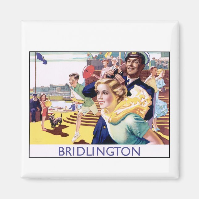 Vintage Bridlington Magnet (Framsidan)