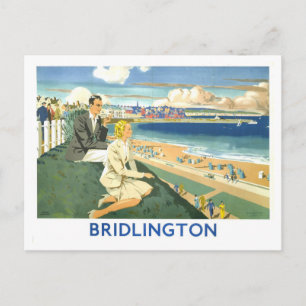 Vintage Bridlington Reseposter Postkort Vykort