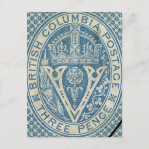 Vintage British Columbia Travel Postcard Vykort