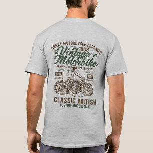 Vintage British Motorcycle Cafe Racer Tee