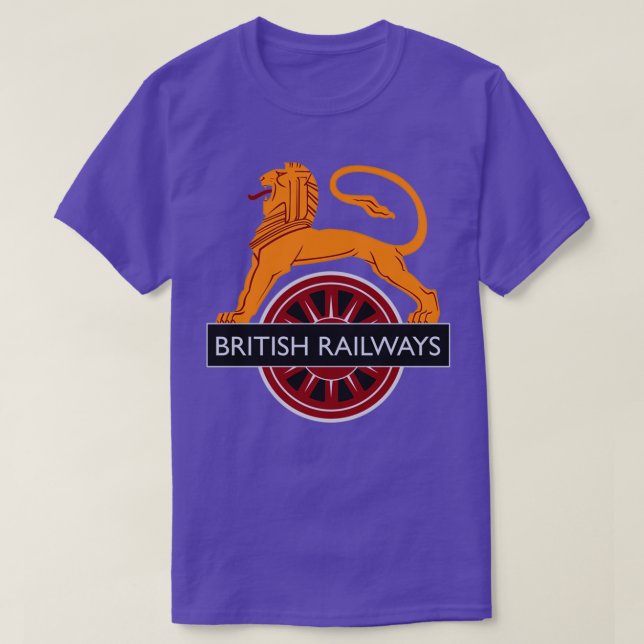 Vintage British Railways Design T Shirt (Design framsida)