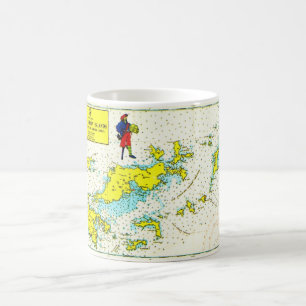 Vintage Brittiska Jungfruöarna Mugg