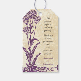 Vintage Broadway Biljett Bröllop Tack Presentetikett