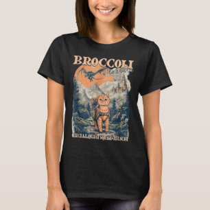 Vintage Broccoli, fyrkantig fyrkantsruta fjärde vi T Shirt