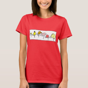 Vintage Bröd, potatis, Mjölk och annat Mat T-shirt
