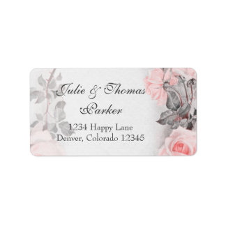 Vintage Bröllop Adressetiketterna Ro Adressetikett