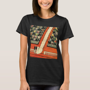 Vintage Bröllop, Art Deco Brud och Brudgum Nygifta T Shirt