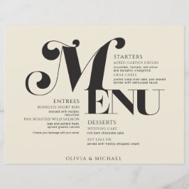 Vintage bröllop Black Cream