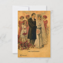 Vintage bröllop Ceremony