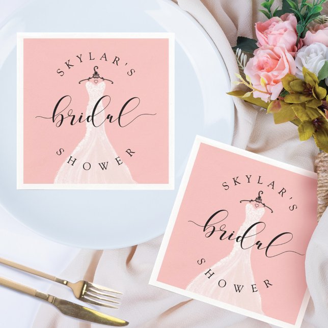 Vintage bröllop Dress Rosa Möhippa Rosa  Pappersservett (Skapare uppladdad)