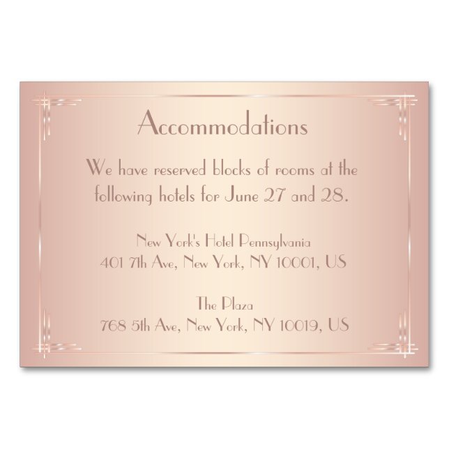  Vintage bröllop-inkvartering Bordsnummer (Framsidan)