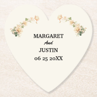 Vintage bröllop Lotus Flower Underlägg Papper