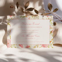 Vintage Bröllop med Blommönster