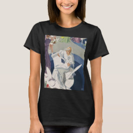 Vintage Bröllop, Mid Century Modern Art Deco Brud T-shirt