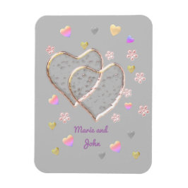 Vintage bröllop, personligt magnet