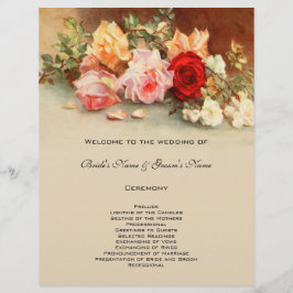 Vintage bröllop, Ro blommor i Antique