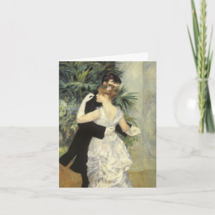 Vintage bröllop Tack, City Dance av Renoir Tack Kort