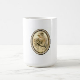Vintage bröllop Victorian Bride Mugg