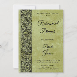 Vintage Bröllop, Viktoriansk Blomma Blomster Rulla Inbjudningar