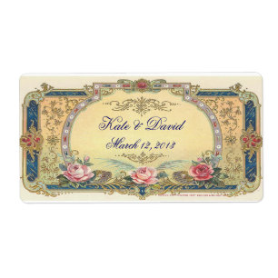 Vintage bröllop Vin, Vattenflaskan Fraktsedel