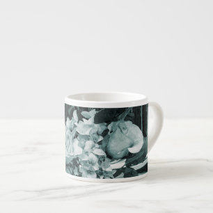 Vintage bröllopsbukett espressomugg