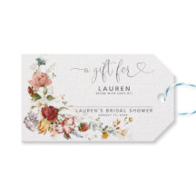 Vintage Bröllopsdusch med akvarellblommor Utan oms