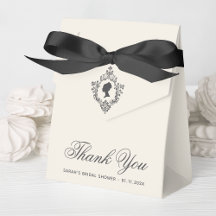 Vintage bröllopsfest Regency-dam i vapensköld Elfe