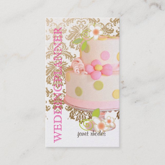 Vintage, Bröllopsfixaren+kummel+Fidoradsskada Visitkort (Framsida)