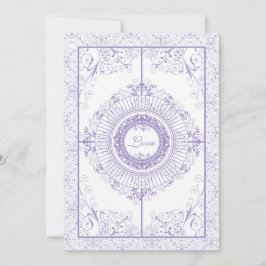 Vintage Bröllopsinbjudan till Ironworks Inbjudningar